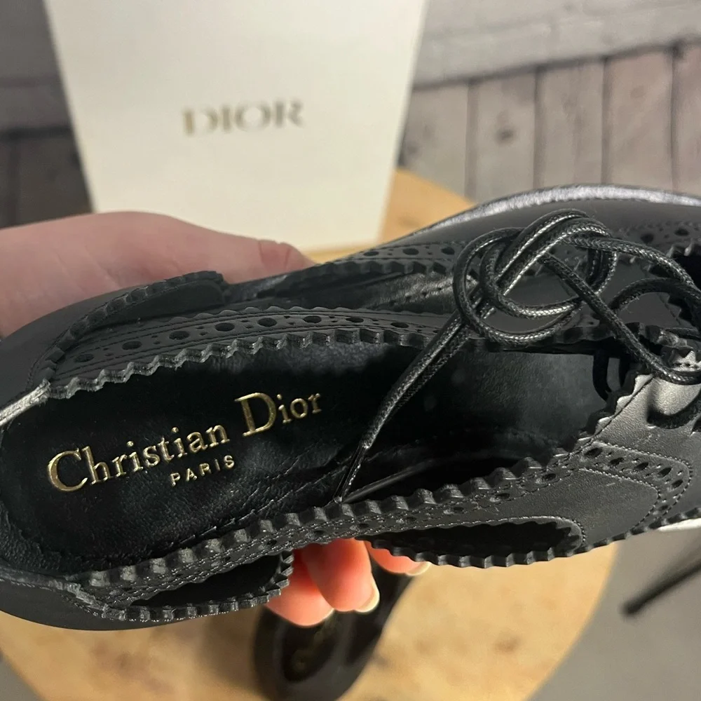 Christian Dior Teddy-D Derby Shoes -38.5 - Picture 5 of 8